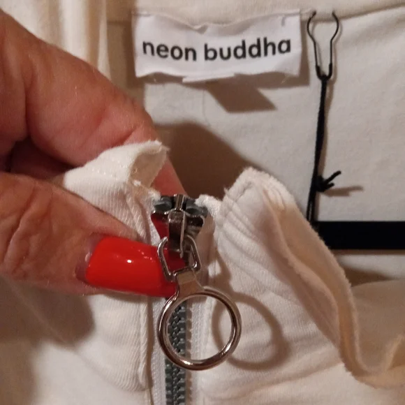 Neon Buddha Cream Utility Jacket - Picture 5 of 7